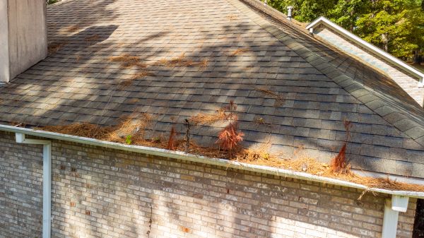 Gutter Pine Needle Removal in Yuba City